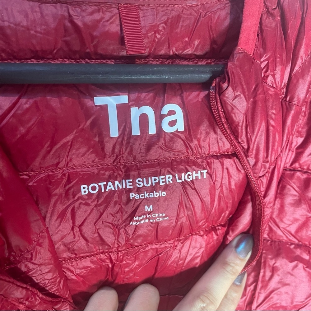 TNA Red Packable Jacket - Picture 3 of 6